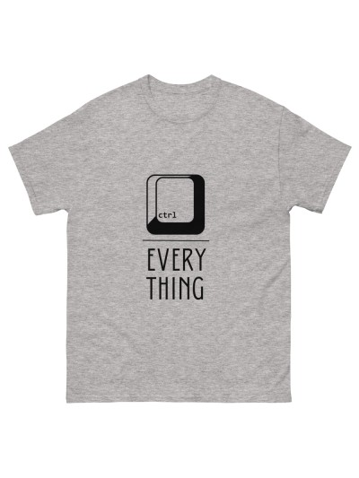 T-Shirt 'Control Everything': Master Your Style with a Touch of Geek