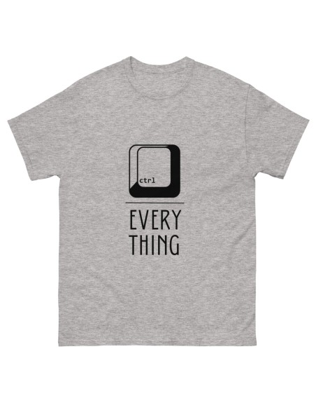 T-Shirt 'Control Everything': Master Your Style with a Touch of Geek