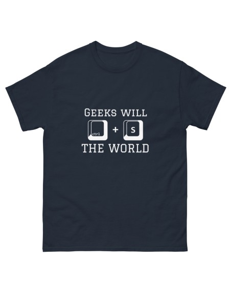 Geek T-Shirt 'Save the World': Join the Mission in Style