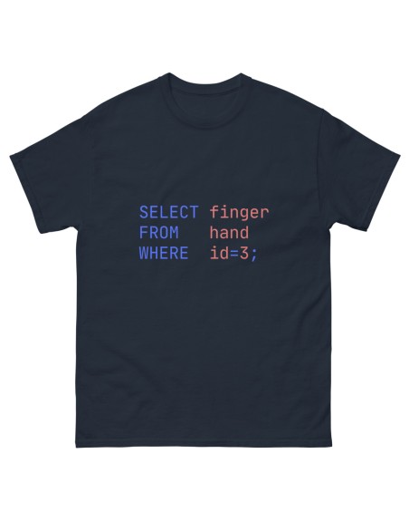 Camiseta SQL Geek: Expresa tu amor por la programación con estilo