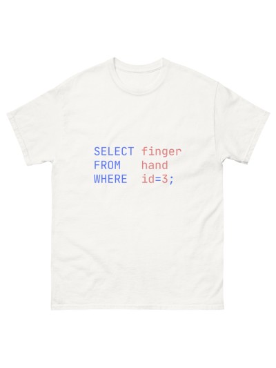 SQL Geek T-Shirt: Express Your Love for Programming in Style