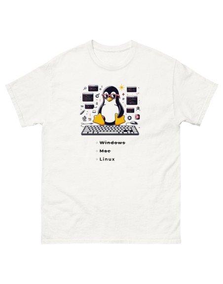 Camiseta Linux Option