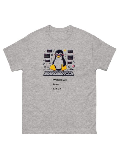 Camiseta Linux Option