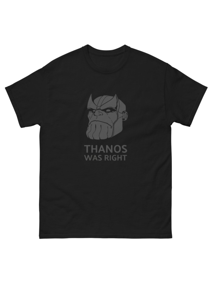 Camiseta Thanos was right