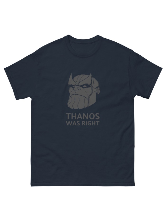 Camiseta Thanos was right