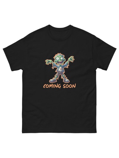 t-shirt zombies zoming soon