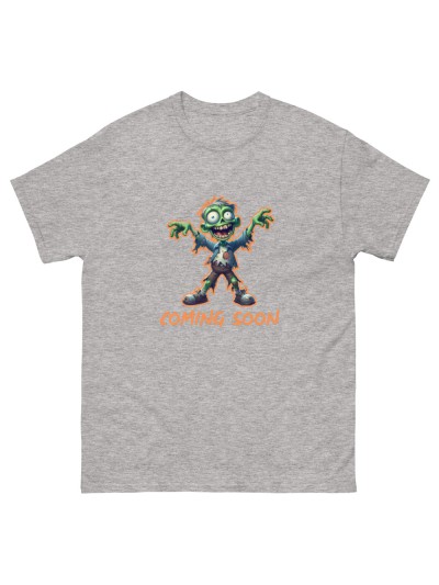 t-shirt zombies zoming soon