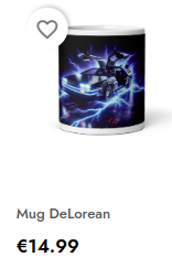 delorean mug